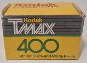 1 Roll Kodak TMax 400 Black & White TMY 135 Film 24 Exp 35mm EXPIRED 3/1991