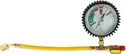 JECOMPRIS Pressure Tester Gauge for Air Conditioning Refrigeration Equipment Spherical Valve Replaceable Easy Pressure Testing Method for Home Automotive Use