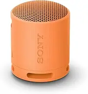 [Sony] SRS-XB100 Wireless Bluetooth Portable Lightweight Super-Compact Travel Speaker, Extra-Durable IP67 Waterproof & Dustproof, 16 Hour Battery, Versatile Strap, and Hands-Free Calling, Orange New