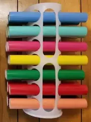 Storage Rack Stores 14 Vinyl Rolls vinyl storage (vinyl not included ) no vinil