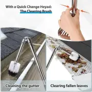 Gutter Cleaning Tools Gutter Cleaner Home Removing Leaves Debris Long Reach