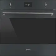 Smeg Classic 60cm Pyrolytic Oven Matt Black