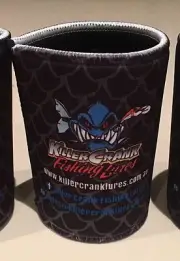 New 1 x Killer Crank Fishing Can Stubby Holder/Cooler