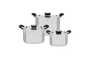 Tramontina Grano Compact 3 Piece Triply Clad Cookware Set