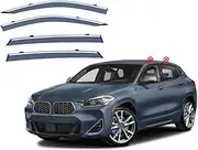 Car Window Visor Rain Guard Side Window Deflector Weather Shield Compatible for B.M.W. X2 F39 2017 2018 2019 2020 2021 2022