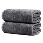 Tens Towels Pack of 2 Extra Large Bath Sheets 35 x 70 Inches, 100% Cotton, La...