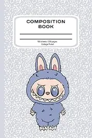Labubu Notebook - I labubu you - Journal - Blue