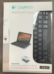 New! Logitech Bluetooth Keyboard Case for Samsung Galaxy Tab 10.1 by Zagg