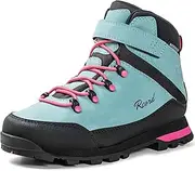 [R CORD] Kids Hiking Boots Waterproof Girls Hiking Boots Durable TPR Traction Outsole Boys Hiking Boots Anti-Skid Athletic Drawstring Closure