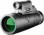 Monoculars for Adults High Powered, Monocular Telescope for Stargazing, Zoom Monocular Scope Long Range with Night Vision, Multifunctional Telescope with Compass and Flashlight