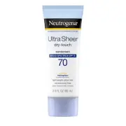 Neutrogena Ultra Sheer Dry-Touch Water Resistant and Non-Greasy Sunscreen Lotion