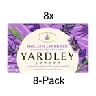 Lot of 8 Bars Yardley London English Lavender Moisturizing Bath Soap 4.25oz Each