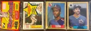 1987 TOPPS RACK PACK DEVON WHITE & KEITH HERNANDEZ A/S Cards on (TOP) G7105703