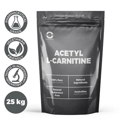 25KG PURE ACETYL L-CARNITINE ALCAR POWDER BULK PACK