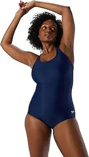 [Speedo] Women's Swimsuit One Piece Powerflex Ultraback Solid