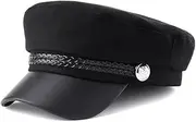 [Generic] Men Women Sailor Hat Cabbie Peaked Beret Cap