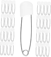 KONTONTY 60Pcs Nappy Safety Pins Brooches for Clothes DIY Crafts and Diapers Durable and Versatile for Sewing Jewelry Making and More