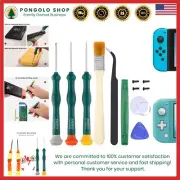 Professional Triwing Screwdriver & Complete Joy-Con Repair Toolkit with Tweezers