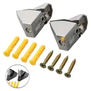 Sturdy Zinc Alloy Adjustable Shelf Clamp for Displays and Shower Articles