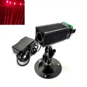 Fat Beam 638nm 1.2W Red Dot Laser ModuleLaser 12V w/ TTL And Holder φ90*30*30mm