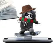 Skateboard Bear for Car | Funny Skater Bear Car Interior Decoration Dashboard Ornament - Cartoon Swing Bear Skateboard Doll, Cute Skateboard Bear for Car Dashboard