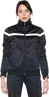 LEONE 1947 APPAREL(レオーネ１９４７ アパレル) Authentic Gold Women's Full Zip Sweatshirt, Black, XXL