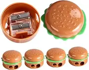 DIYEAH 5pcs Pencil Sharpener for Boys and Girls Mini Handheld Pencil Sharpeners Portable School Supplies Cute in Bulk