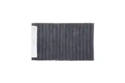 Algodon Polyester Lawson Plush Bath Runner Non-Slip Soft Floor Mat Ebony