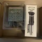 Sous Vide Container 12 QT with Lid $ Fixed Rack Insulating Sleeve & Vide Machine