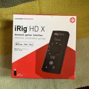 IK Multimedia iRig HD X Guitar Audio Interface - iOS, Windows, Mac, Android