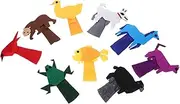 Educational Puppet Set 9pcs Felt Animal Hand Puppets for Boys and Girls for Storytelling Role Play Hand-Eye Coordination