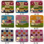 [現貨]日本RAINBOW BEAR彩虹熊毛巾方巾手拍擦手巾