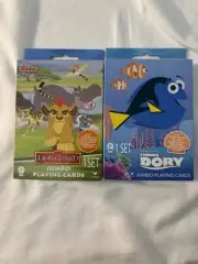 Disney Pixar Finding Dory & The Lion Guard jumbo playing cards.