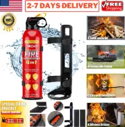 Portable Fire Extinguisher Spray With Bracket For Car Home Kitchen Garage House