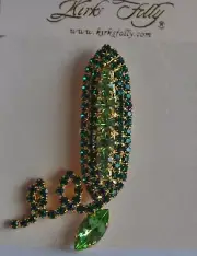 KIRKS FOLLY PEAS IN A POD GOLD TONE PIN
