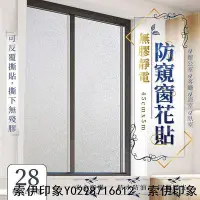 在飛比找Yahoo!奇摩拍賣優惠-無膠靜電防窺窗花貼 45x500cm 透光不透明 保護隱私 