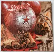TWO INDIVIDUAL NAPKINS Decoupage Paper-Lunch-Christmas Decoration