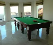 t8 7' all hardwood billiard snooker pool table slate