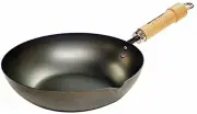 Riverlight Iron Stir fry pan 8130-000223 KIWAMI 30cm IH compatible Black