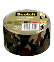 Scotch Duct Tape, Duct Blind (Hunter, Green, Camoflauge), 1.88" X 10 Yards