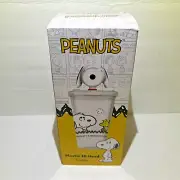 Peanut SNOOPY Plastic 3D Head Cold Drinking Cup Tumbler With Straw HK 7/11 - NEW