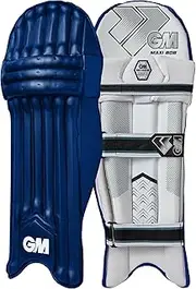 Gunn & Moore GM Cricket Batting Pads | Maxi 606 | Traditional Cotton & Cane | 1 Pair | Navy