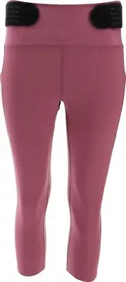 Tommie Copper Adjustable Back Support Capri Length Legging Mauve XL NEW (246)