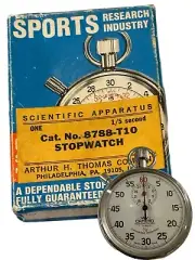 VINTAGE CHESTERFIELD DOLMY SWISS STOPWATCH IN BOX NEW IN BOX. 8788-T10 PA