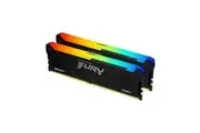 Kingston Fury Beast RGB 16GB(2x8GB) DDR4-3600 Memory [KF436C17BB2AK2/16]