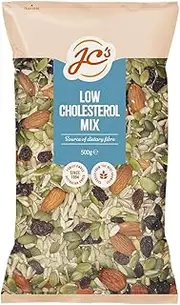 [J.C.'S QUALITY FOODS] Low Cholesterol Mix, 500g (Sunflower Kernels, Sultanas, Pepitas, Almonds Mix)