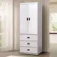《Homelike》 可拉2.6尺三抽衣櫃-雪松色 衣櫥 吊衣櫃 收納櫃 置物櫃 櫥櫃 專人配送安裝