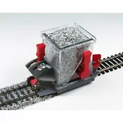 Bachmann HO Scale ~ New Ballast Spreader W/ Shutoff Height & Adjustment ~ 39016
