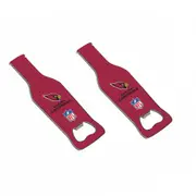 2x NFL Arizona Cardinals Bottle Opener 10cm Magnetic Beer/Soda Cap Remover Tool