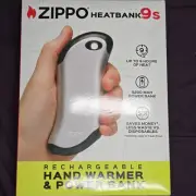 ZIPPO HeatBank 9s Rechargeable Hand Warmer & Portable Power Bank Phone Charger